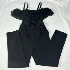 Express Women’s Lace Off-shoulders Jumpsuit
